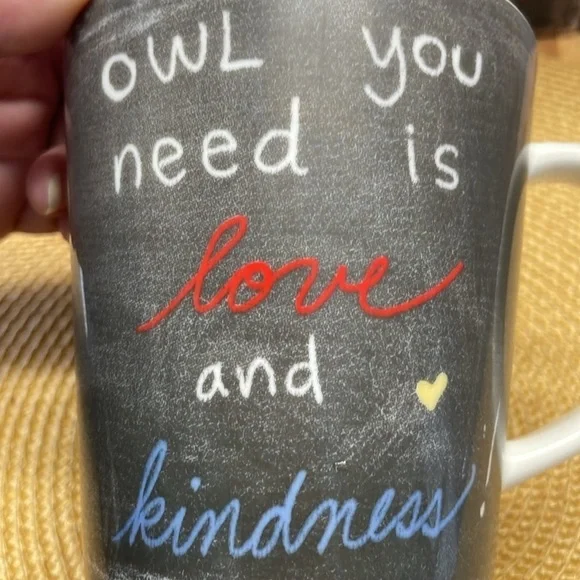 ROYAL DOULTON | Ellen Degeneres | Owl | “ Owl you need is love & kindness” | Mug - Picture 9 of 12